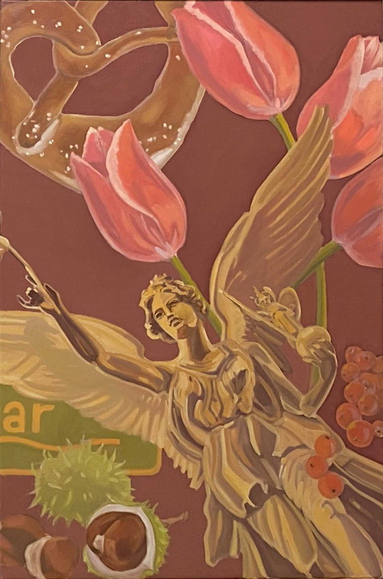 Image 1 of Minga, Öl auf Leinwand, 180x90 cm, Triptychon