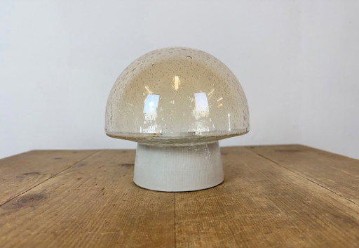 Lampadario vintage in porcellana bianca, anni '70 – plafondlampen, Ceramic, Glass (photo 2 of 9)