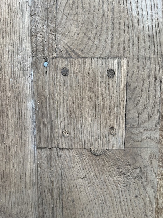 Image 1 of Small rustic oak bonnetière
18th century