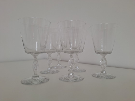 Image 1 of Verres Apéritif En Cristal Vintage