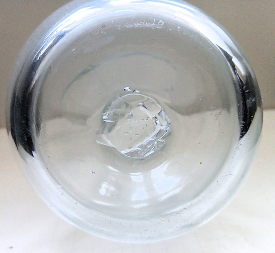 Beautiful hand-blown glass design vase by Gerardo Cardinale, Transparent (photo 7 of 8)