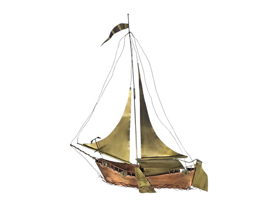 Image 1 of Design belga - Daniël Dhaeseleer - Scultura da parete di metà secolo anni '70 - Vintage