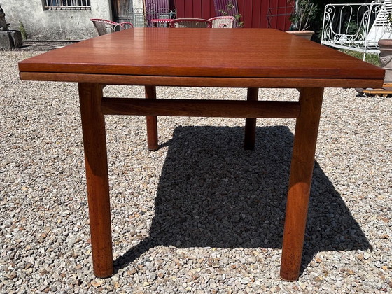 Image 1 of Table a allonges de style scandinave en teck fabrication française 1960