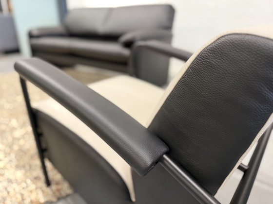 Image 1 of 2 Leolux Scylla Sessel Schwarz Chuchubi Leder Stühle