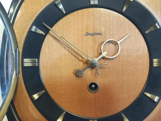 Image 1 of DUGENA Mechanical Rope Wall Clock, MCM Style, 1960s