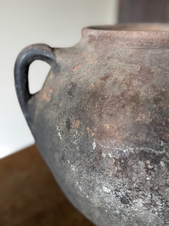 Image 1 of Antiker großer französischer Krug mit schöner Patina