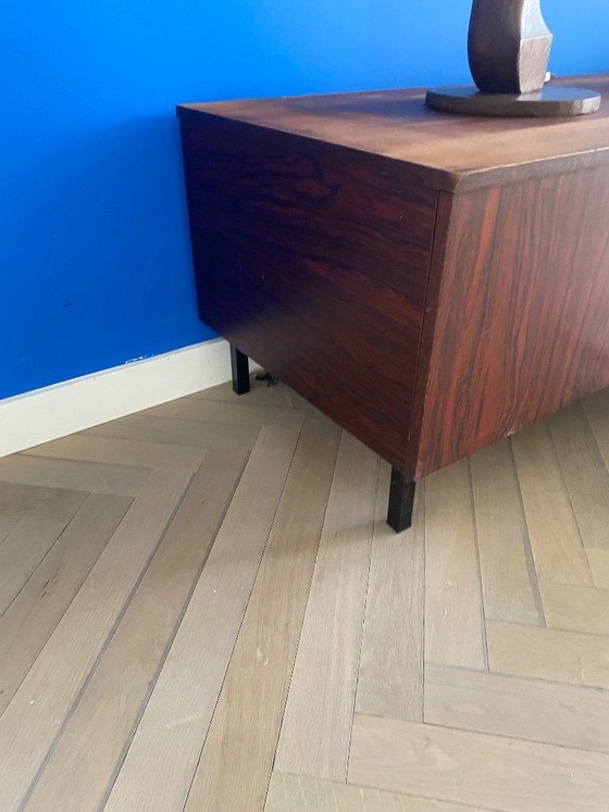 Image 1 of Vintage palissander Xl lowboard dressoir 