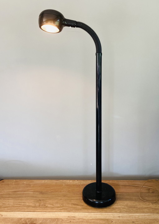 Vintage 1970s Fagerhults Sweden floor lamp Cobra