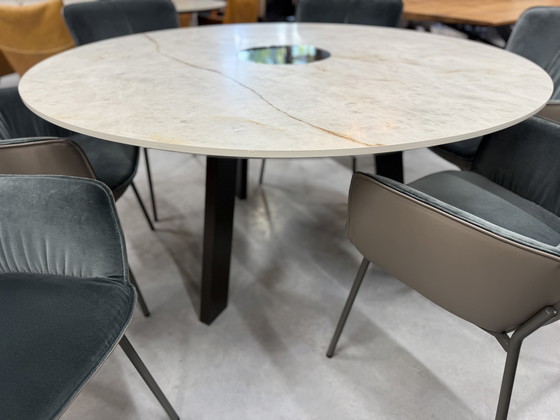 Image 1 of Metaform Laguna Esstisch Keramik Himalaya Platte D150