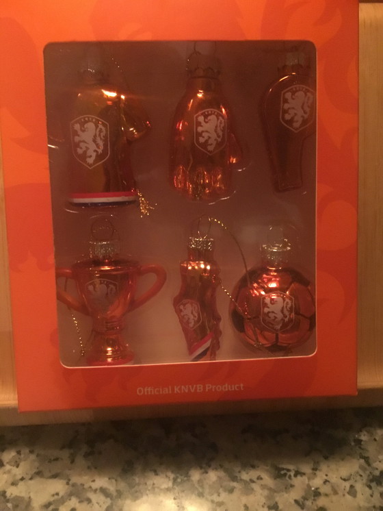 Image 1 of 10 X Footballers Ornaments/Christmas Balls