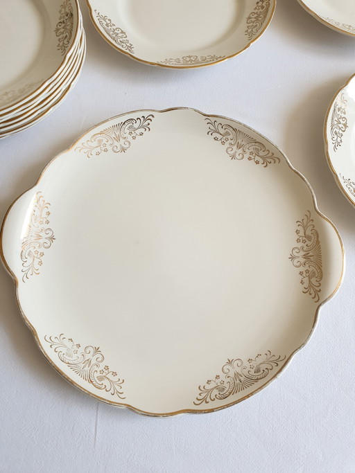 Villeroy & Boch dessert service from the 1950s