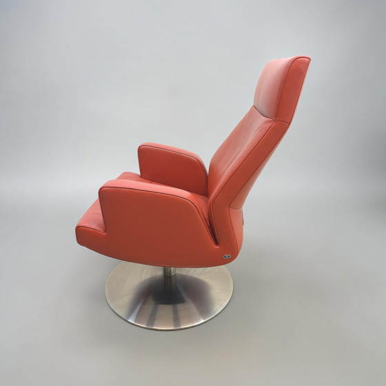 Image 1 of De Sede ds 256 designstoel, leren stoel, draaistoel