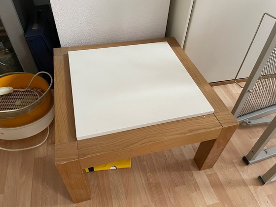 Image 1 of Jan des Bouvrie Sideboard and Table White and Wood - Set