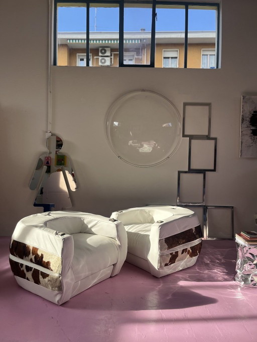 2 POLTRONE LETTO DESIGN ANNI 70