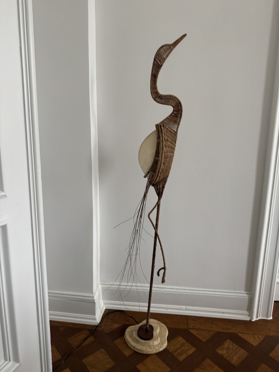 Image 1 of Crane floor lamp, 70s, floor lamp 70s, Midcentury