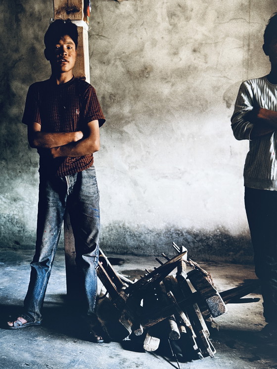 Image 1 of Wang Gang ( 1969 ) Einzelfoto 100cm x 100cm auf Panel Europalia Brüssel