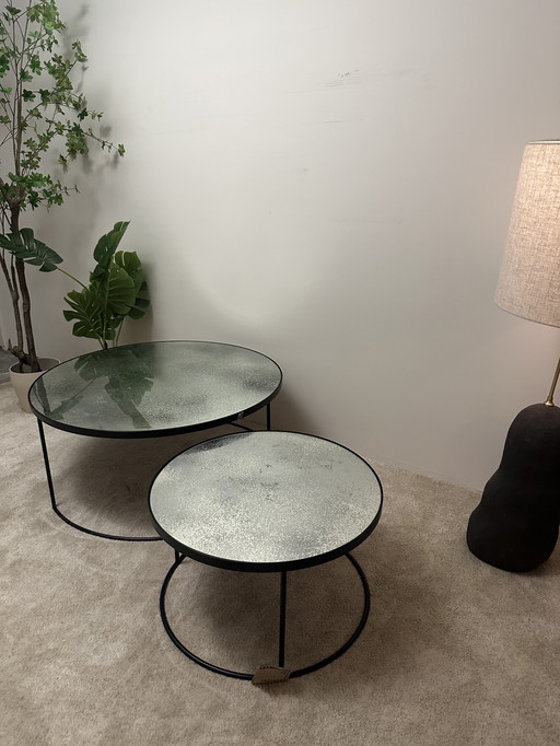 Ethnicraft salontafel set nesting clear showmodel