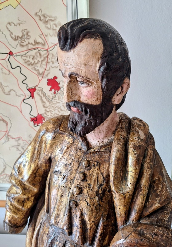 Image 1 of 18th-century Spanish colonial statue