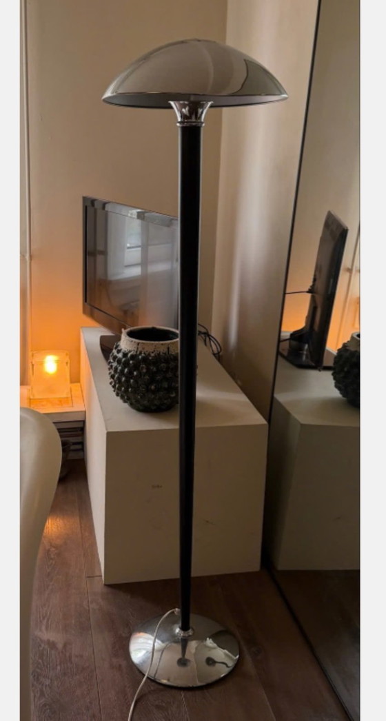 Space Age / Mid-Century Vloerlamp Uit De Jaren 60–70. – Vloerlampen, Chrome (photo 5 of 5)