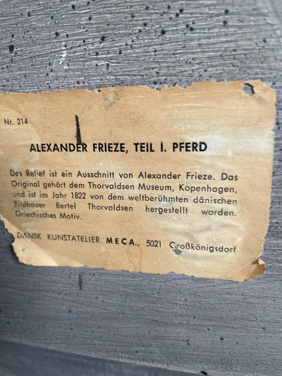 Image 1 of Questo rilievo appartiene al Museo Thorvalsen di Copenaghen.