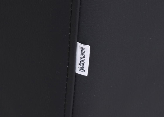 Image 1 of Giulio Marelli Fauteuil cubique noir
