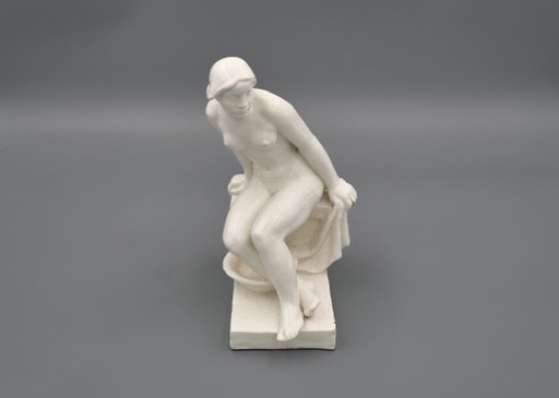 Ceramic Woman Sculpture by Břetislav Benda