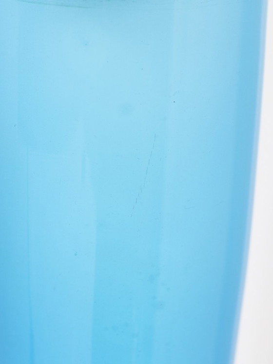 Image 1 of Murano glass pendant lamp blue Alessandro Pianon 1960s