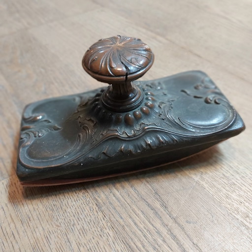 Antique Ink Blotter or Rocker Blotter Art Nouveau