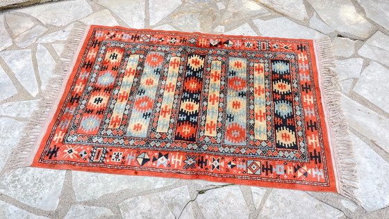 Image 1 of Vintage silk and cotton rugs