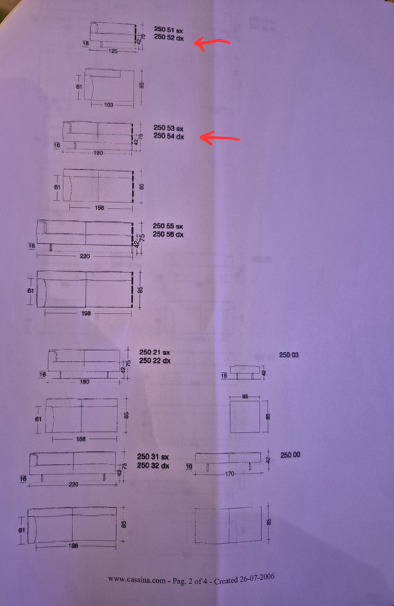 Image 1 of Cassina 250 MET design Piero Lissoni con S.Sook Kim