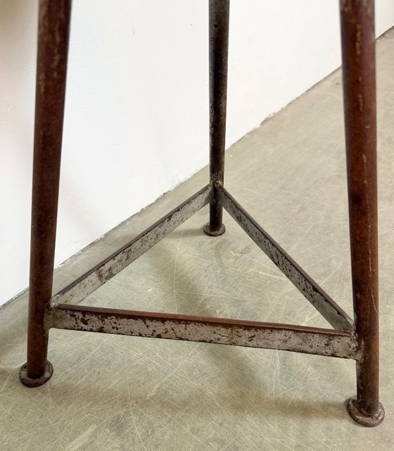 Image 1 of Grey Industrial Workshop Stool, 1960s