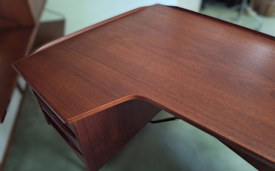 Boomerang desk by Peter Løvig Nielsen, 1960s – Wood (photo 6 of 25)