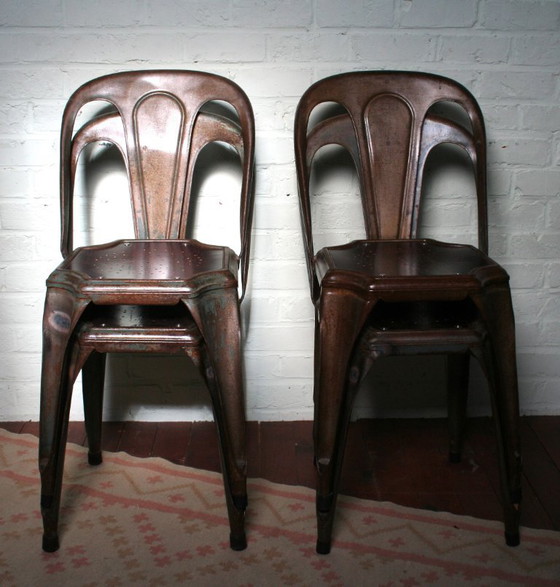 Image 1 of 4 sillas Fibrocit restauradas