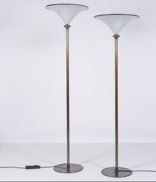 Zwei Stehlampen Barovier & Toso