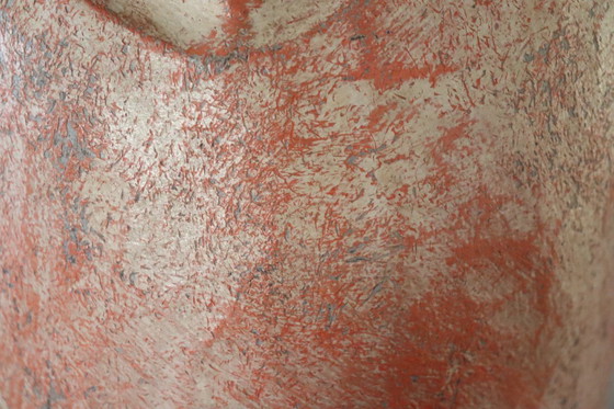 Image 1 of Decorative hand-carved wooden statue of a Monk