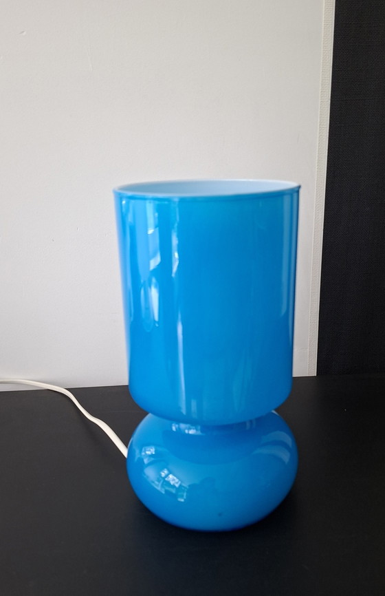 Lampada da tavolo vintage Lykta di Ikea, color turchese, risalente agli anni '90. – Lampade da tavolo, Glass (photo 2 of 6)
