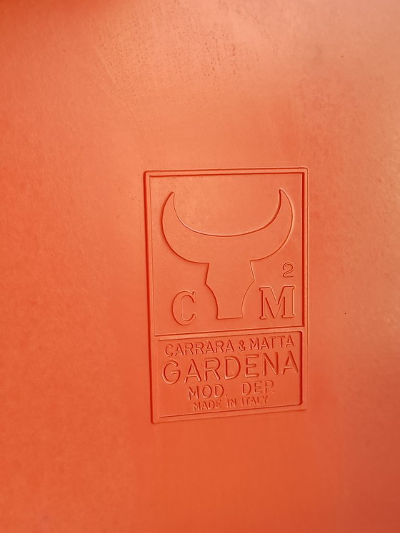 Wandkast van Carrara & Matta Gardena – Italië, jaren 70 – Wandrek, Plastic (photo 4 of 13)