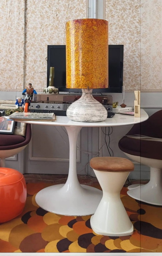 Ceramic lamp Accolay, France, 1970s – Table lamps, Porcelain (photo 9 of 10)