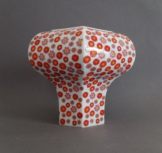 Image 1 of Rare Marco Zanini "Maragono" postmodern vase, Rosenthal 1980's
