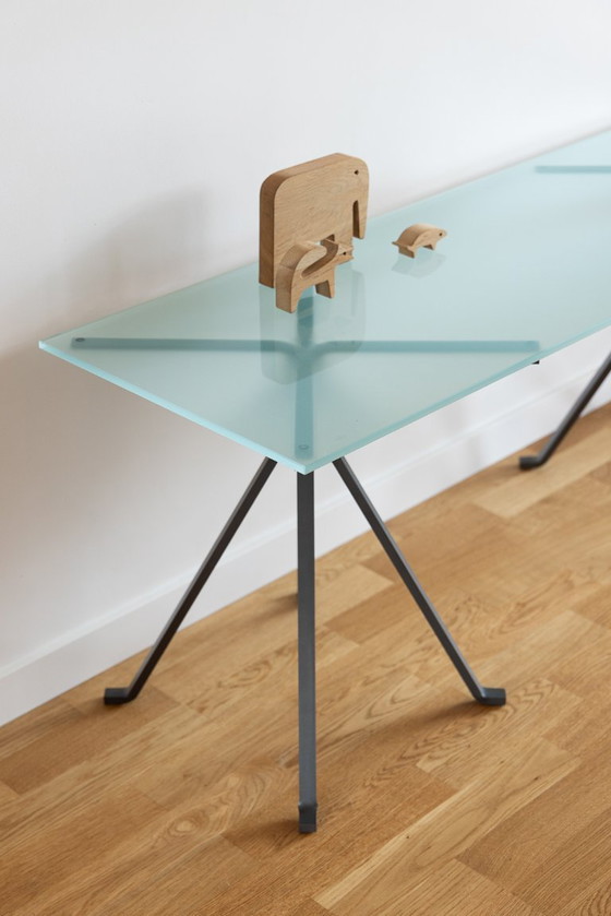 Image 1 of Enzo Mari Cuginetto custom side table Driade 1973