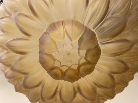 Image 1 of Hanglamp Schaallamp Lamp Art Deco 1930 Model Artisjok Frans