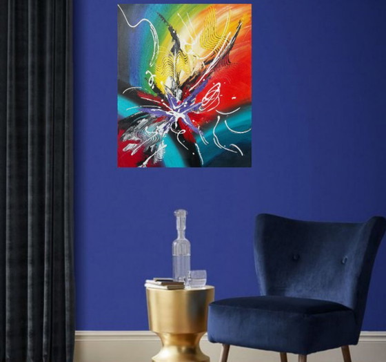 Image 1 of "Vésuvio V" – Une œuvre signé 2Luss'Art - Livraison offerte