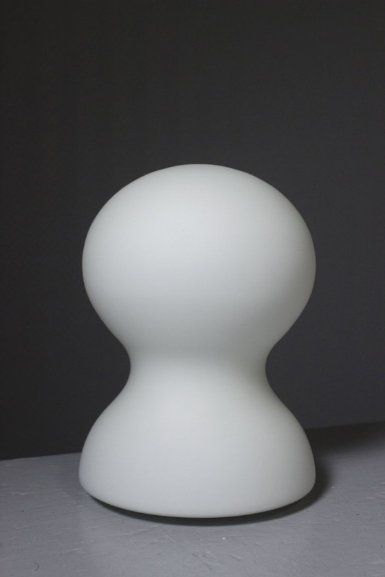 Vintage Pion Lamp Opaline Post-Modern Design Habitat 1990s – Table lamps, Glass (photo 3 of 8)