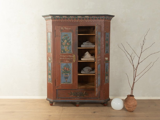 Image 1 of Armoire de ferme ancienne, XVIIIe siècle, vintage