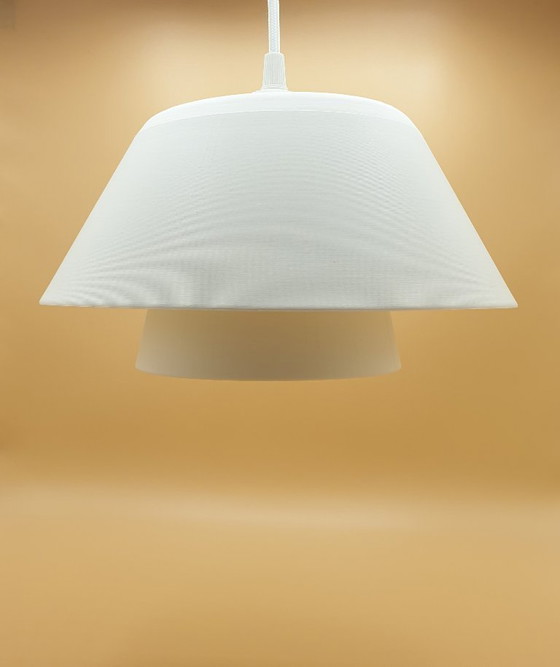 Image 1 of Lampe design - LL11 Blanc pur - Design danois - Suspension - Matériau éco-responsable et durable