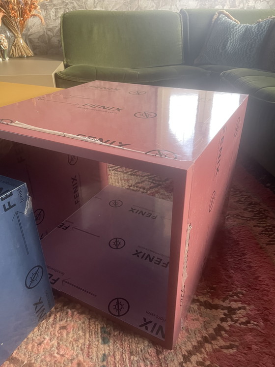 Image 1 of designer set salontafel bijzettafel  twv €1539 Fenix colore