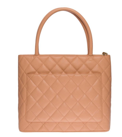Borsa CHANEL Medaglione in cuoio rosa - 100733