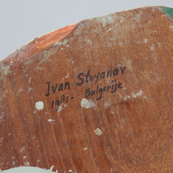 Image 1 of Sculpture moderniste en bois, attribuée à Ivan Stoyanov, Bulgarie, 1981