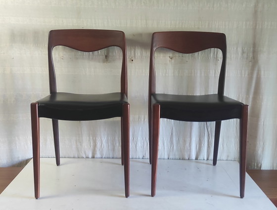 Image 1 of Pair of Scandinavian-style teak chairs - 1960s