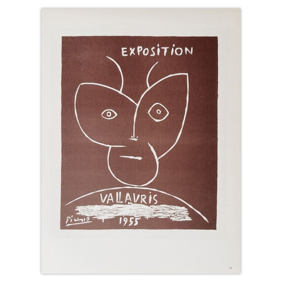 Image 1 of Pablo PICASSO AF 1955 - Exposition Vallauris II poster 1959